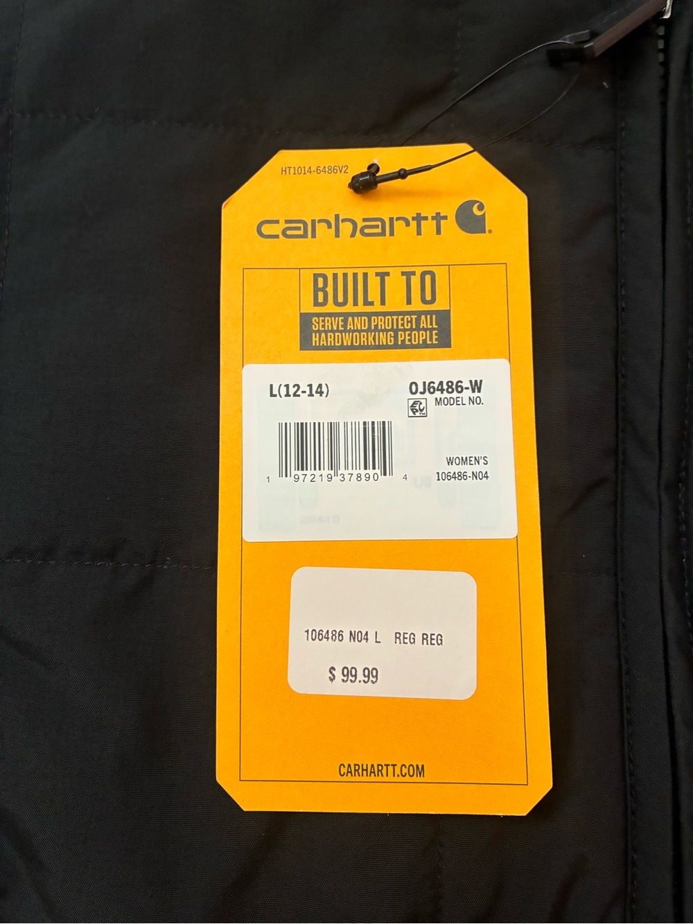 FINAL PRICE! NWT Carhartt Rain Defender Lightweight Insulated Jacket - Picture 8 of 9